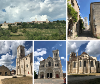 site unesco de bourgogne franche-comté: basilique et colline de vézelay 