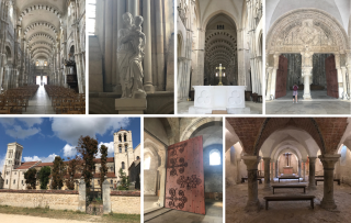 site unesco de bourgogne franche-comté: basilique de vézelay